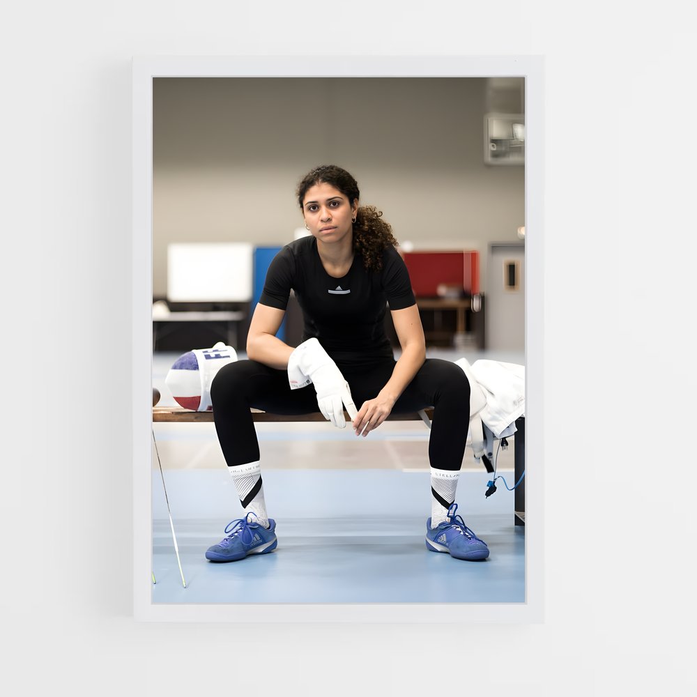 Poster Pause Poétique – affiche Escrime (vue 3)